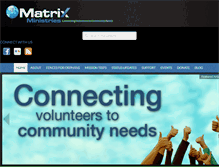 Tablet Screenshot of matrixministries.org